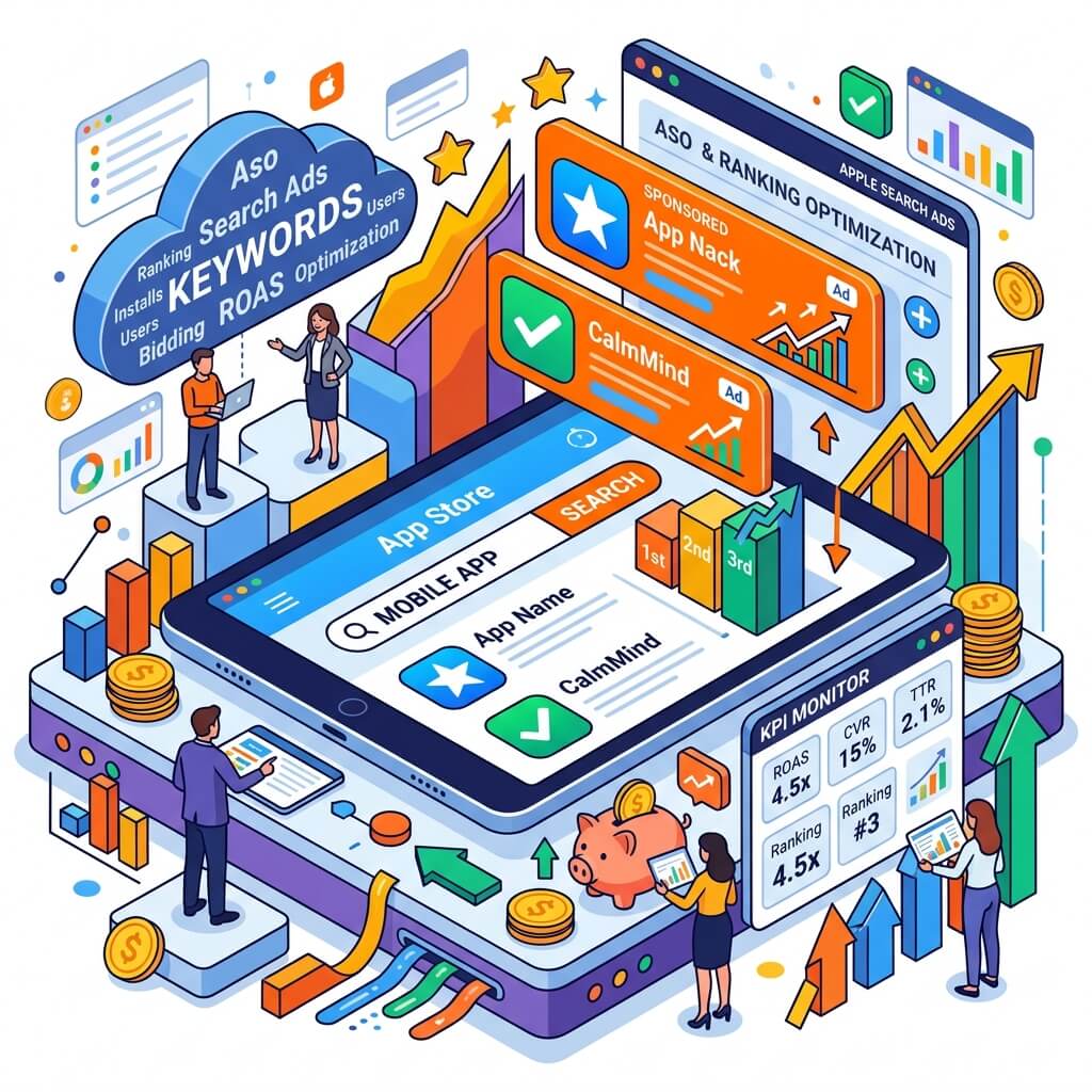 Apple Search Ads: App Store'da Üst Sıralara Çıkmanın Tam Rehberi